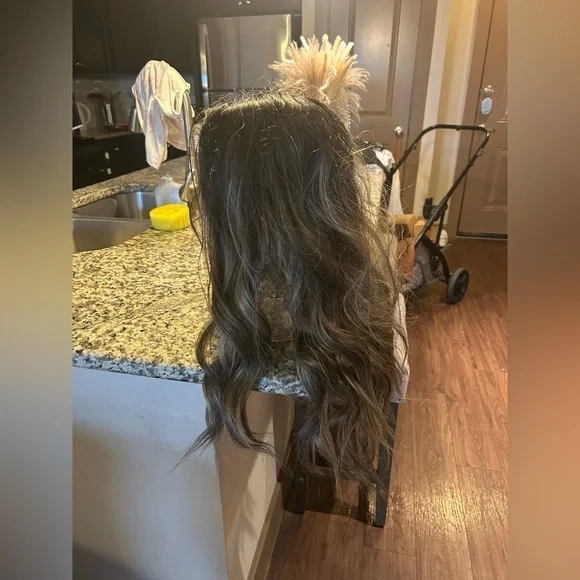 Chelsey Smith Crown Stylish Brown and Blonde Women's Wig - Picture 4 of 6